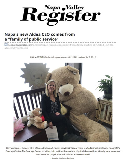 Napa's new Aldea CEO comes from a “family of public service”